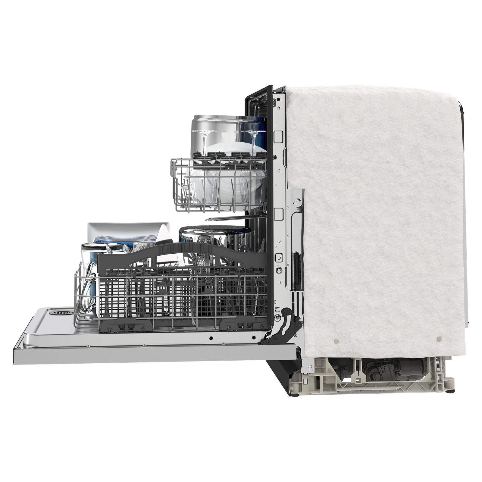 Maytag 24" Fingerprint Resistant Stainless Steel dishwasher with Dual Power filtration (50 dBA) - MDB4949SKZ
