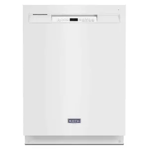 Maytag 24" White dishwasher with Dual Power filtration (50 dBA) - MDB4949SKW