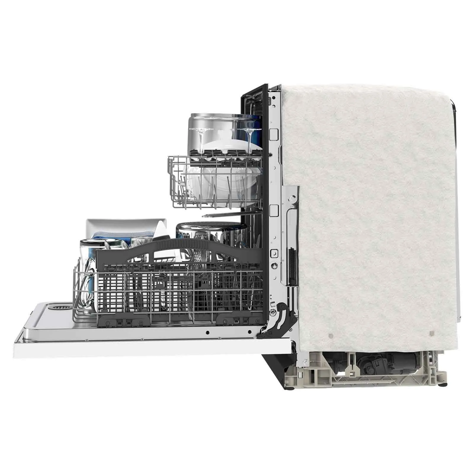 Maytag 24" White dishwasher with Dual Power filtration (50 dBA) - MDB4949SKW