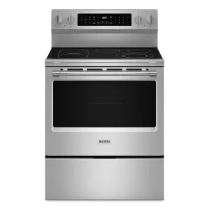 Maytag Fingerprint Resistant Stainless Steel Freestanding Electric Convection Range (5.3 Cu.Ft.) - YMFES8030RZ