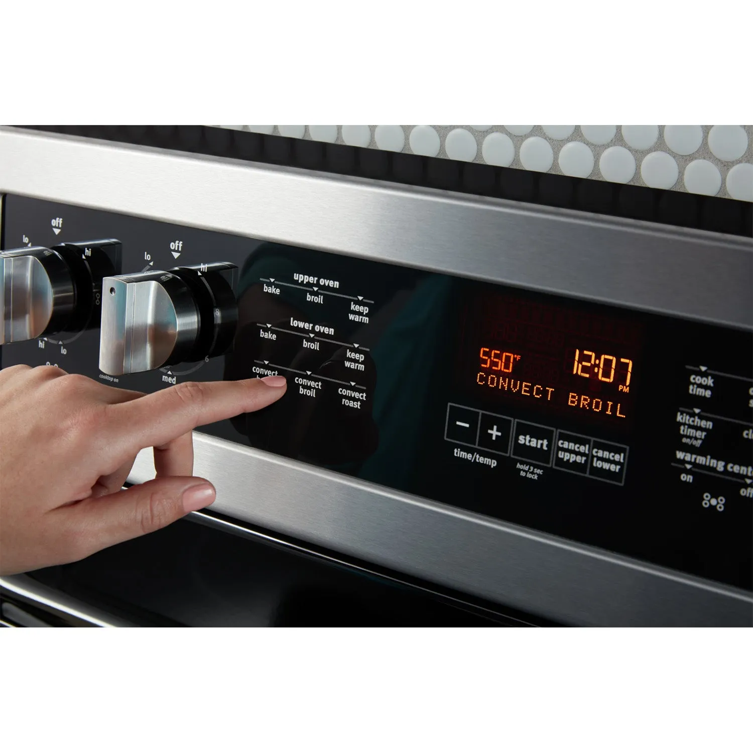 Maytag Stainless Steel Freestanding Electric Double Oven Range (6.7 Cu. Ft.) - YMET8800FZ