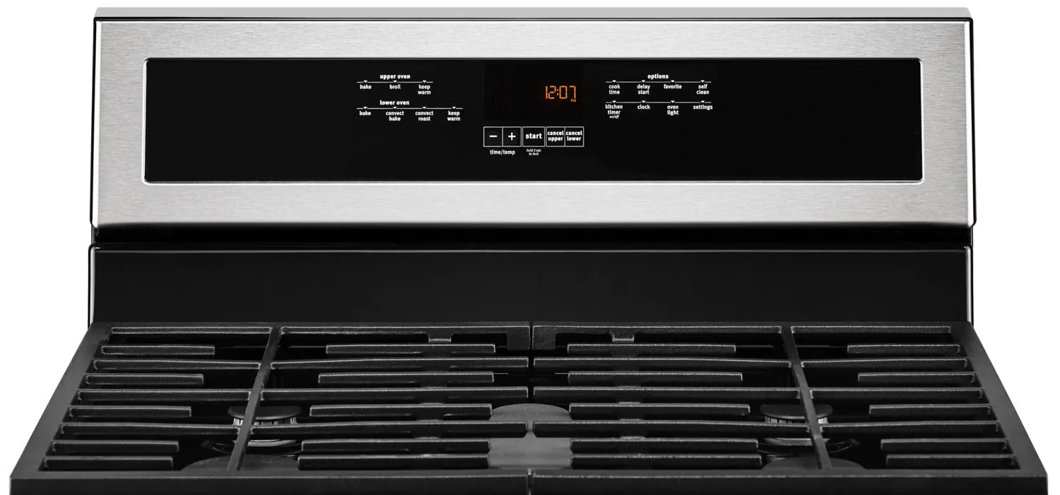 Maytag Stainless Steel Freestanding Gas Double Oven (6.0 Cu. Ft.) - MGT8800FZ