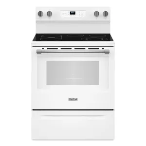 Maytag White Electric Freestanding Range (5.3 Cu.Ft.) - YMFES6030RW
