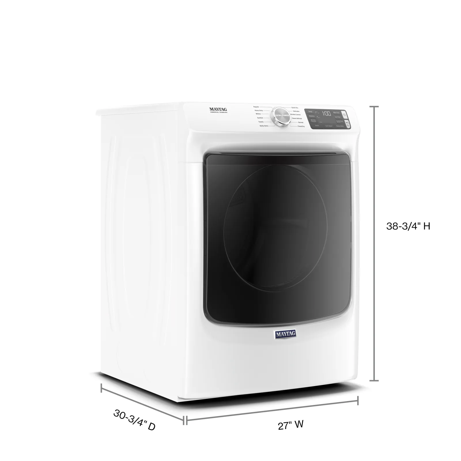 Maytag White Gas Dryer (7.3 Cu. Ft.) - MGD6630HW