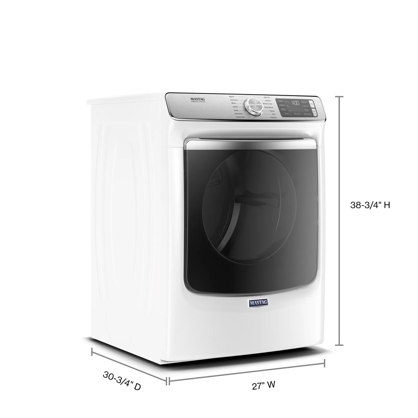 Maytag White Gas Dryer (7.3 Cu. Ft.) - MGD8630HW