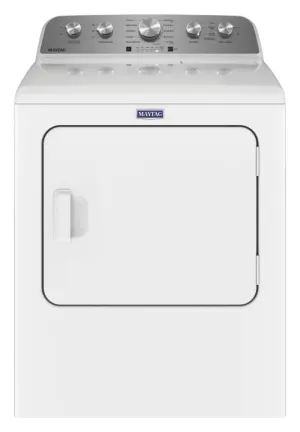 Maytag White Gas Dryer with Steam Enhanced Cycles (7.0 cu. ft.) - MGD5430MW
