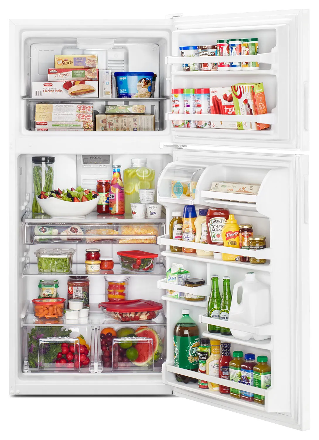 Maytag White Top-Freezer Refigerator (18.0 Cu. Ft.) - MRT118FFFH