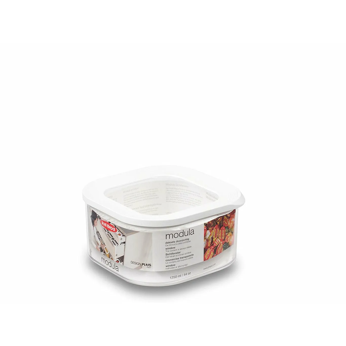 Mepal Modula Storage Box 1,25 L, Transparent