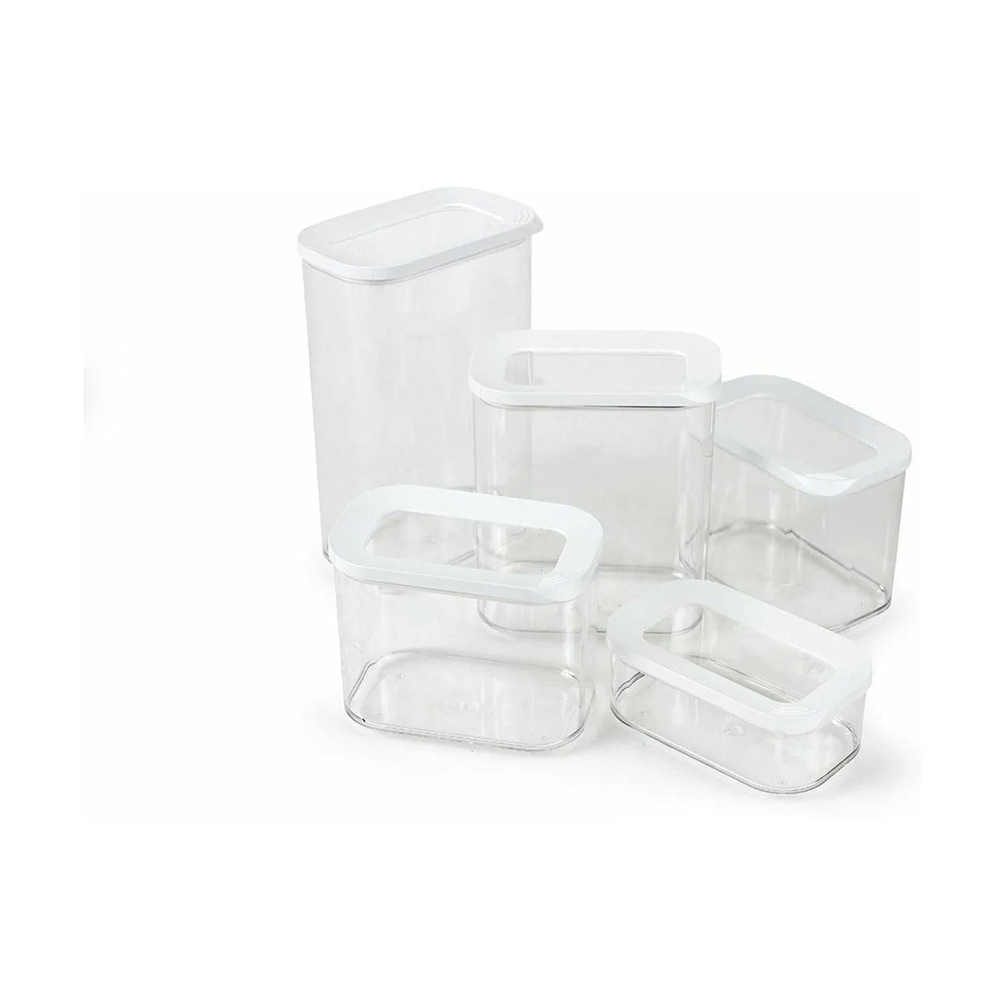 Mepal Modula Storage Box 5 Pcs., White