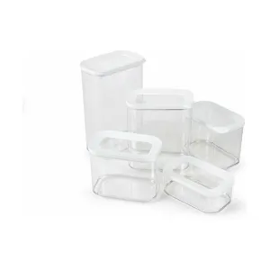 Mepal Modula Storage Box 5 Pcs., White