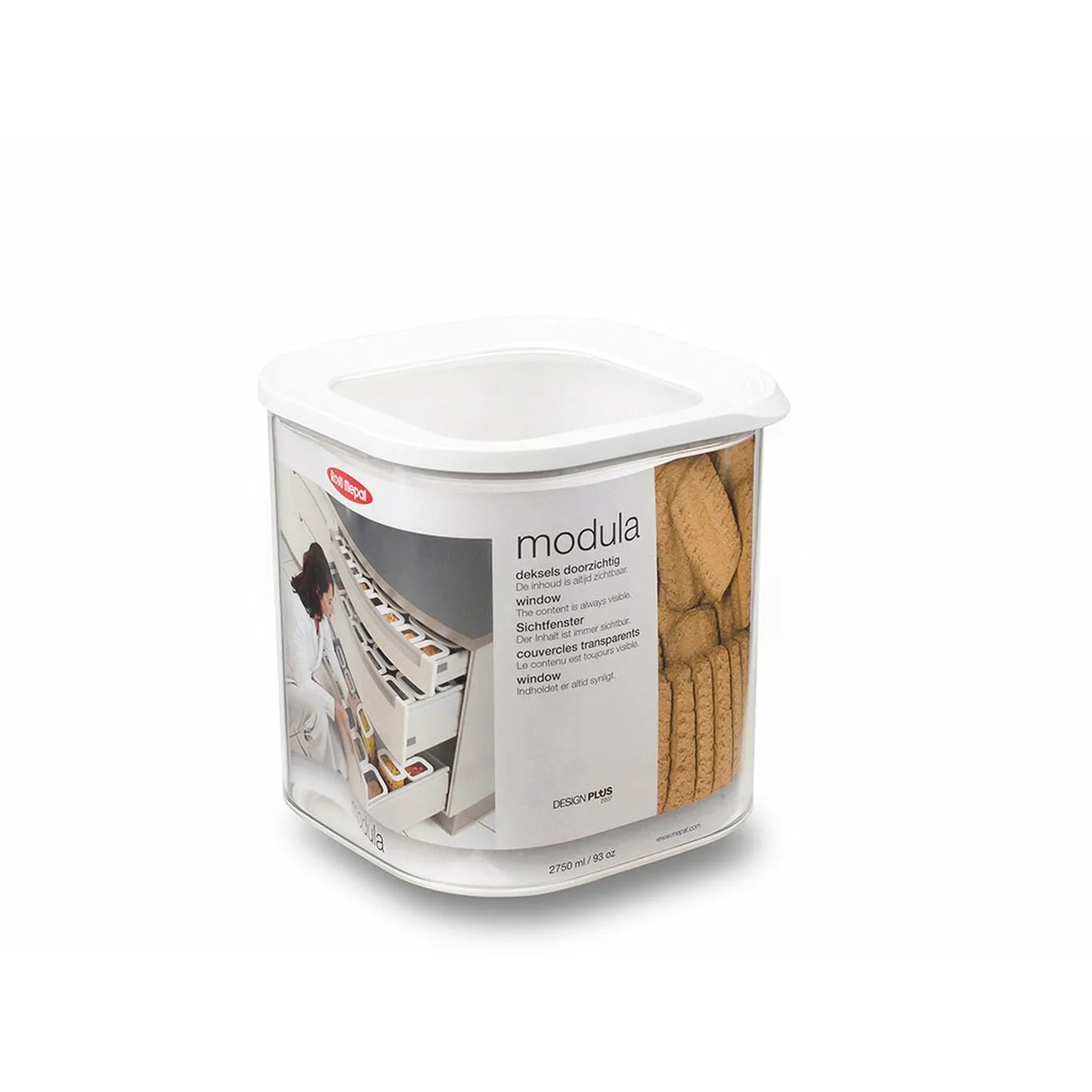 Mepal Modula Storage Jar 2,75 L, Transparent