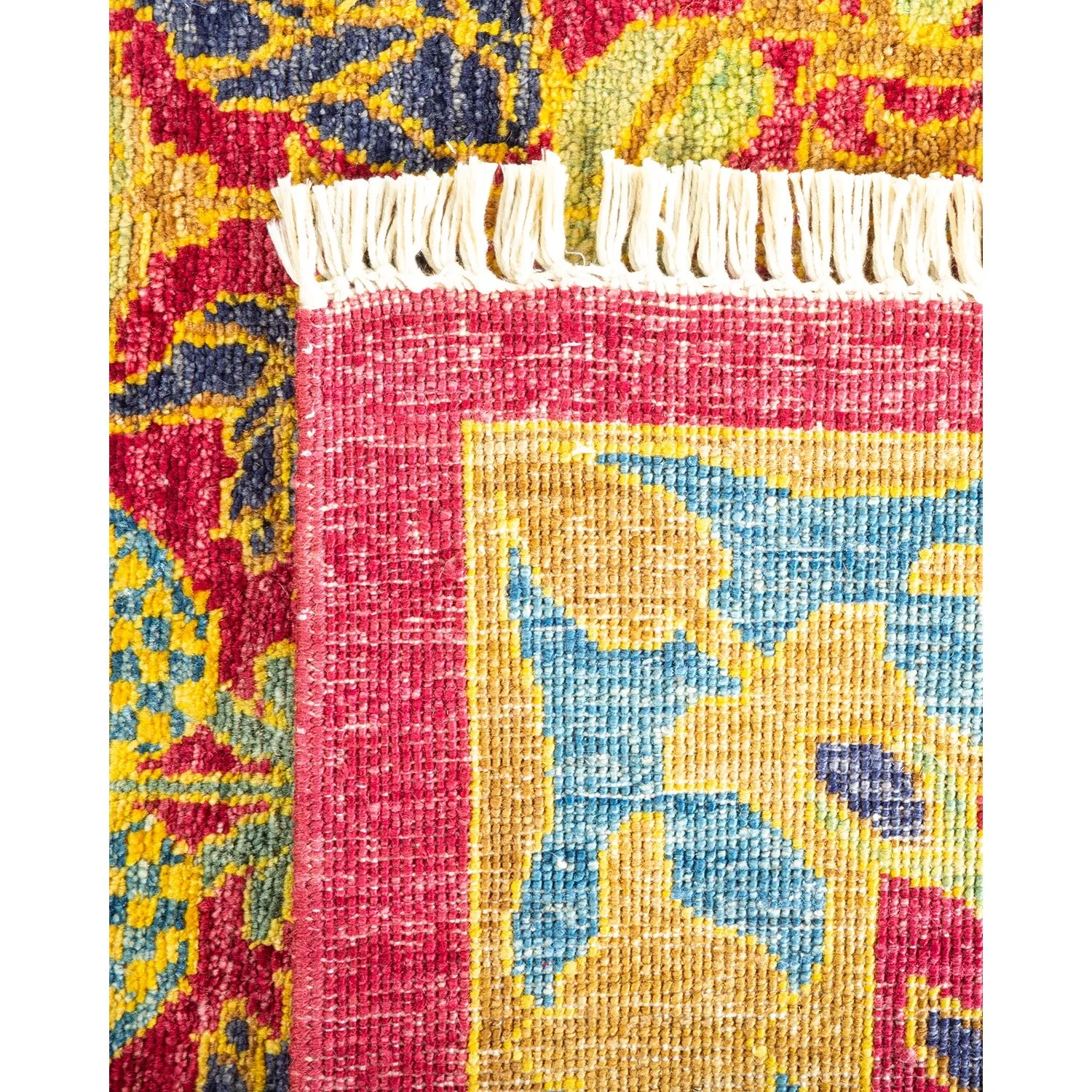 Multicolored Transitional Wool Rug - 9' x 11'7"
