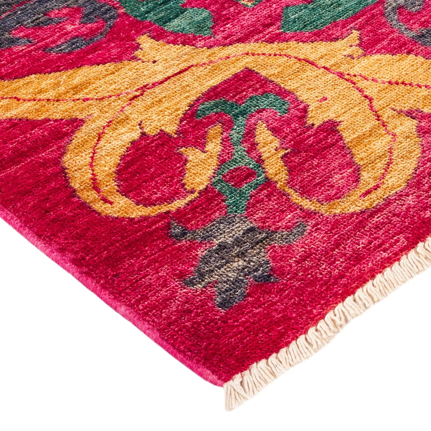 Multicolored Transitional Wool Rug - 9'1" x 12'