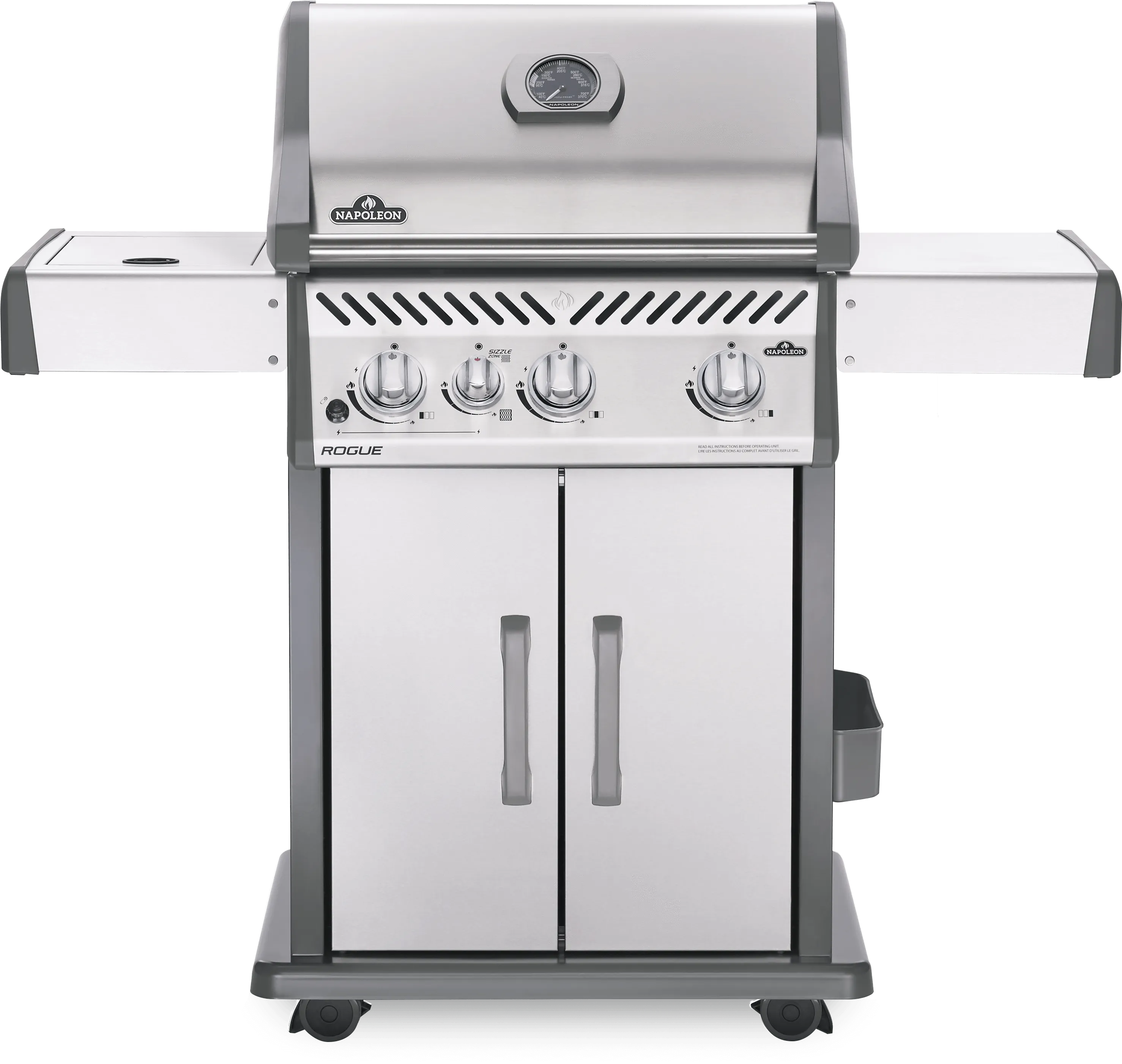 Napoleon Rogue 425 SIB Stainless Steel Propane Gas Grill Barbecue - R425SIBPSS