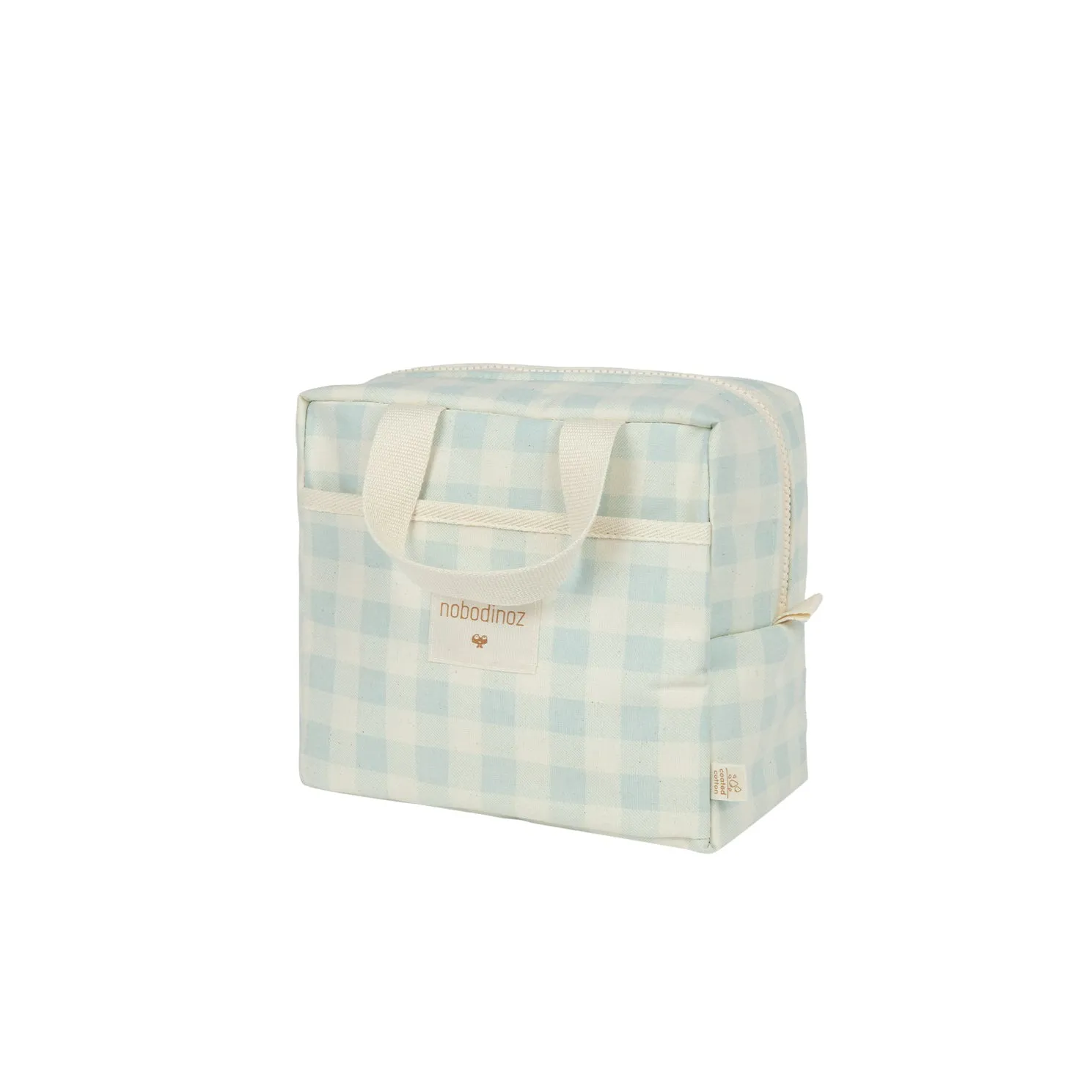 nobodinoz Sunshine Insulated Lunch Bag Opaline Vichy