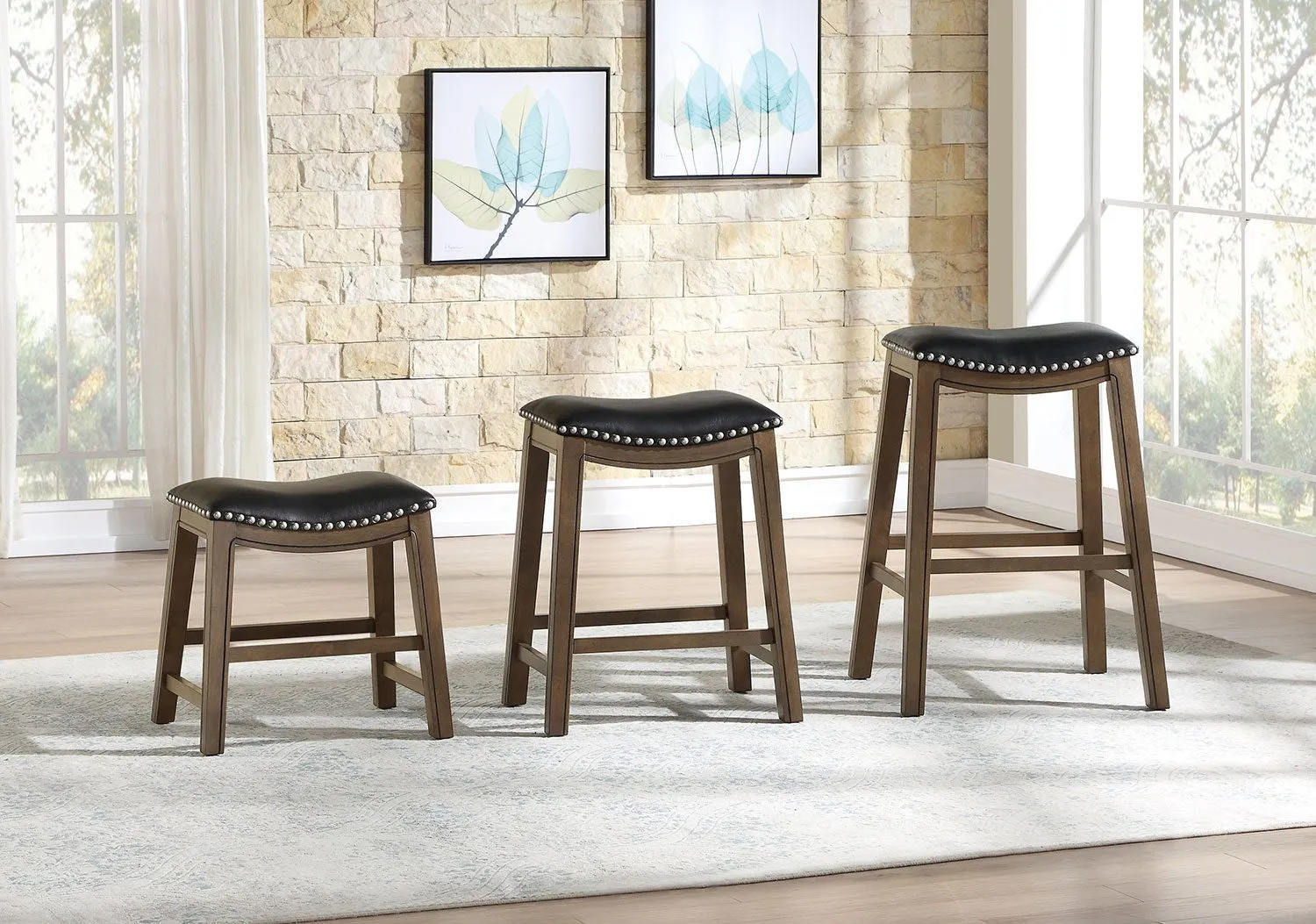 Ordway Dining Stool - Black