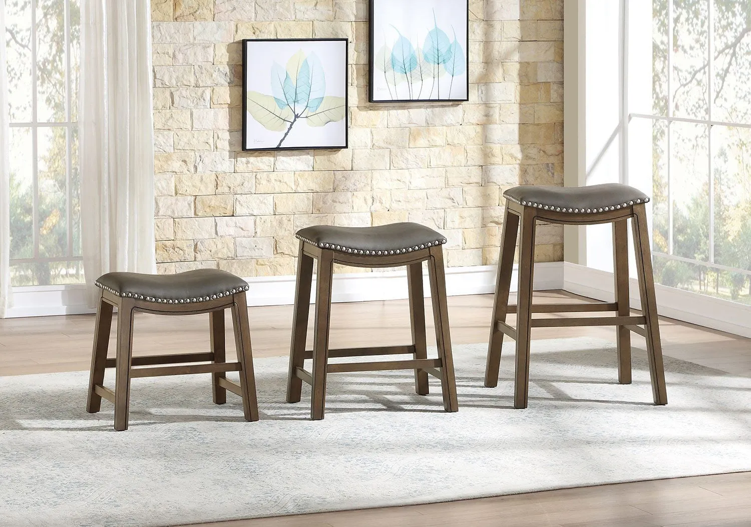 Ordway Dining Stool - Grey