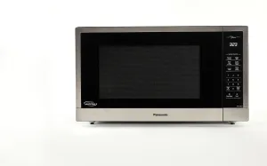 Panasonic Black Stainless Steel Countertop Microwave with Genius Sensor (2.2 Cu.Ft.) - NNST96JSC