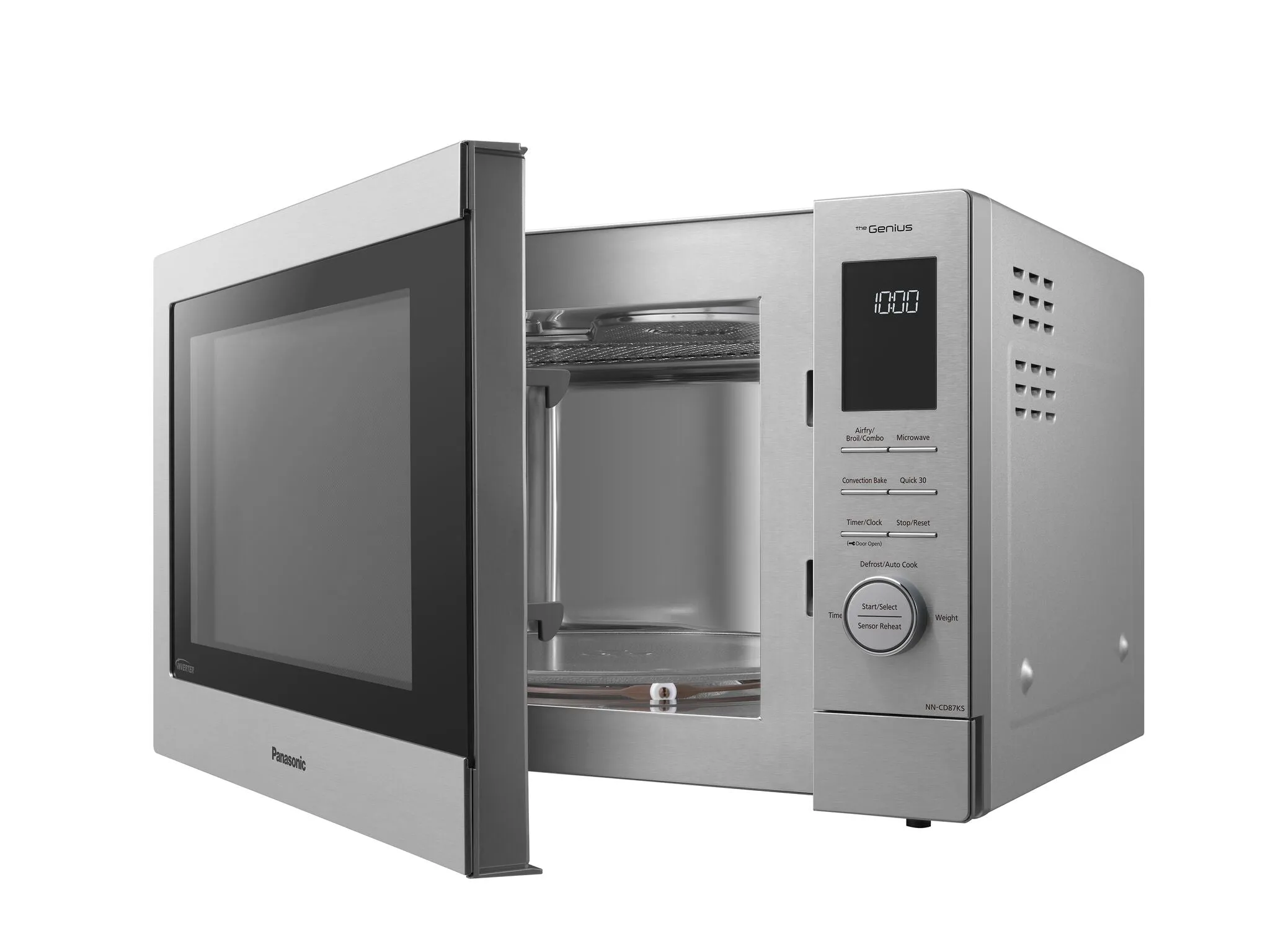 Panasonic Stainless Steel 4-in-1 Combination Countertop Microwave with Air Fry (1.2 Cu.Ft.) - NNCD87KSC