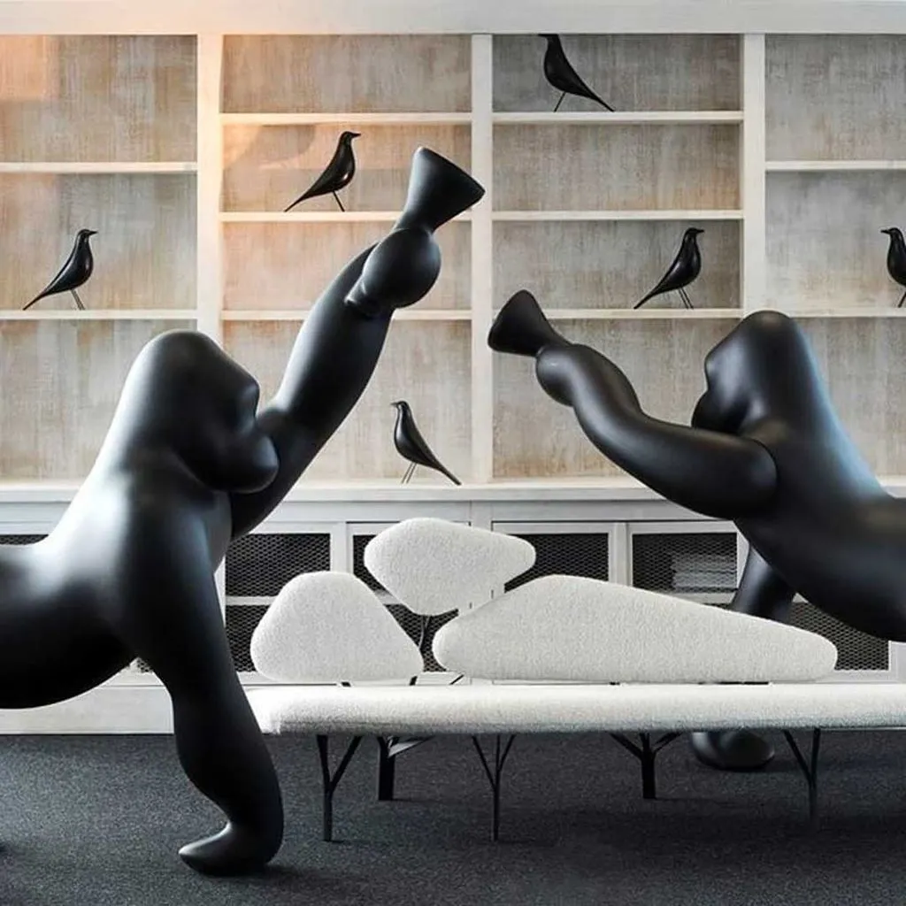 Qeeboo Kong Floor Lamp By Stefano Giovannoni H 1.4m, Pink