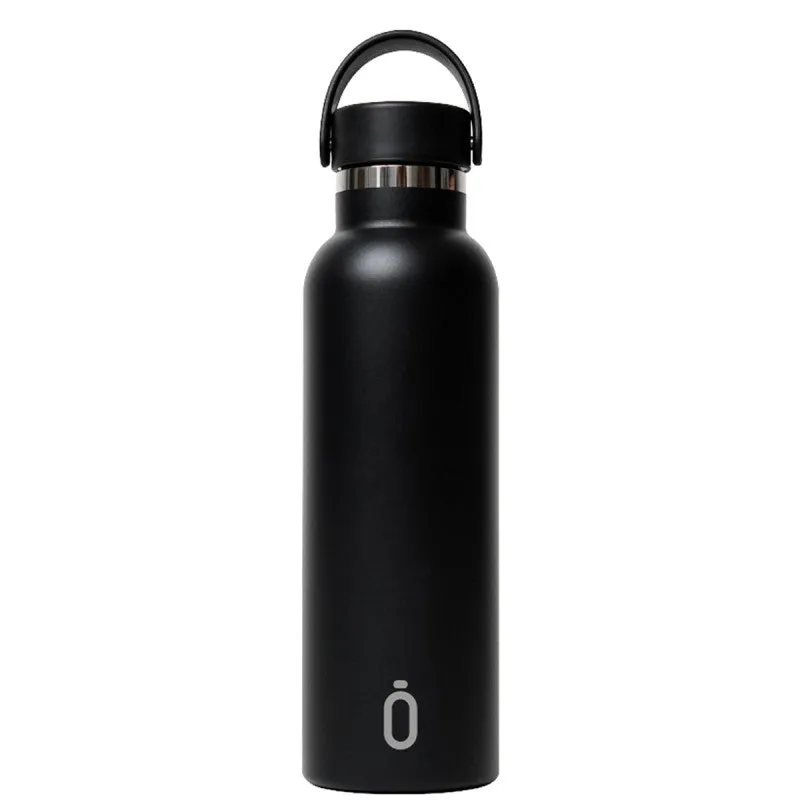 Runbott Thermal Bottle Sport C.Stand. 600 ml-7x7x25 Plain Black