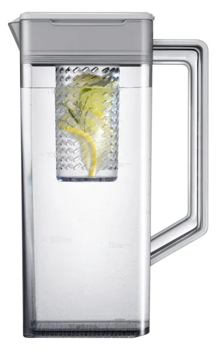 Samsung BESPOKE 36" 4-Door Counter-Depth Refrigerator with Autofill Pitcher (Without Panels) (22.8 cu.ft.) - RF23BB8600APAA