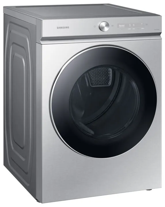 Samsung BESPOKE Silver Electric Dryer with AI Optimal Dry (7.6 cu. ft.) - DVE53BB8900TAC
