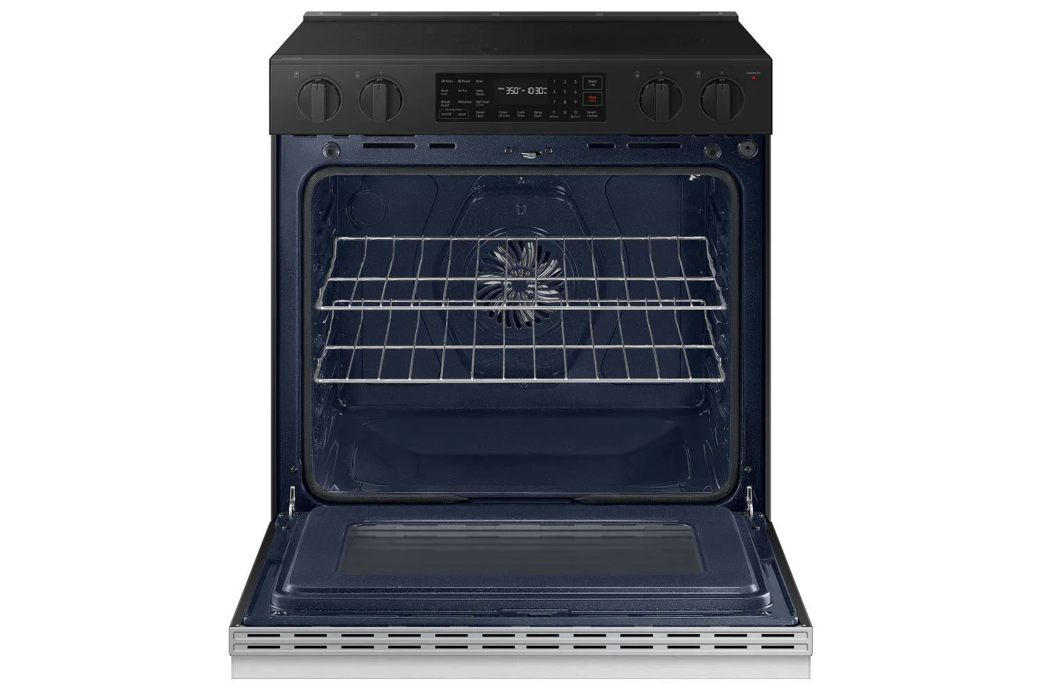 Samsung BESPOKE Stainless Steel 30" Fan Convection Slide in Range (6.3cu.ft.) - NSE6DG8300SRAC
