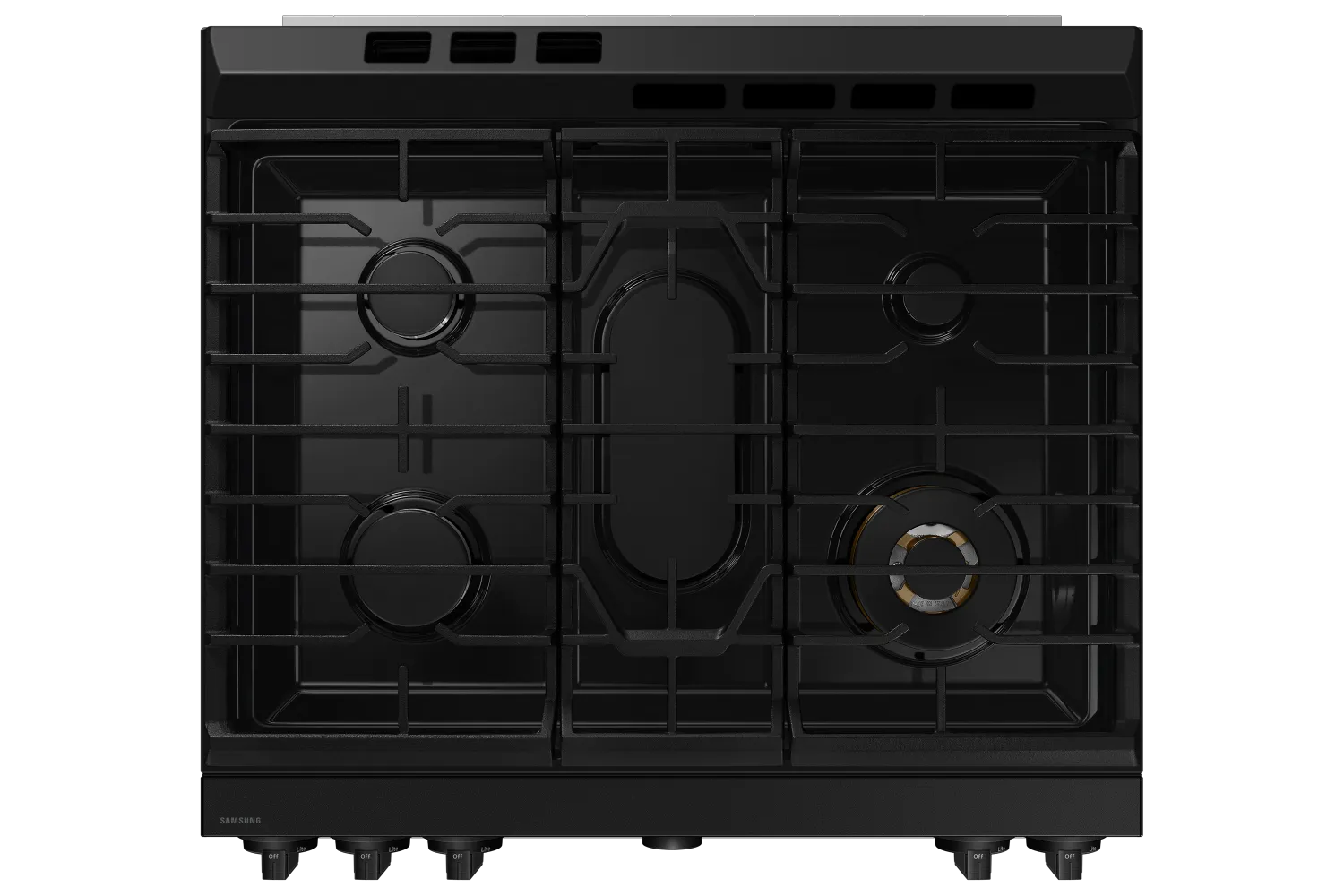 Samsung BESPOKE Stainless Steel 30" Gas True Convection Slide in Range with Oven Camera (6.0cu.ft) - NSG6DG8700SRAA
