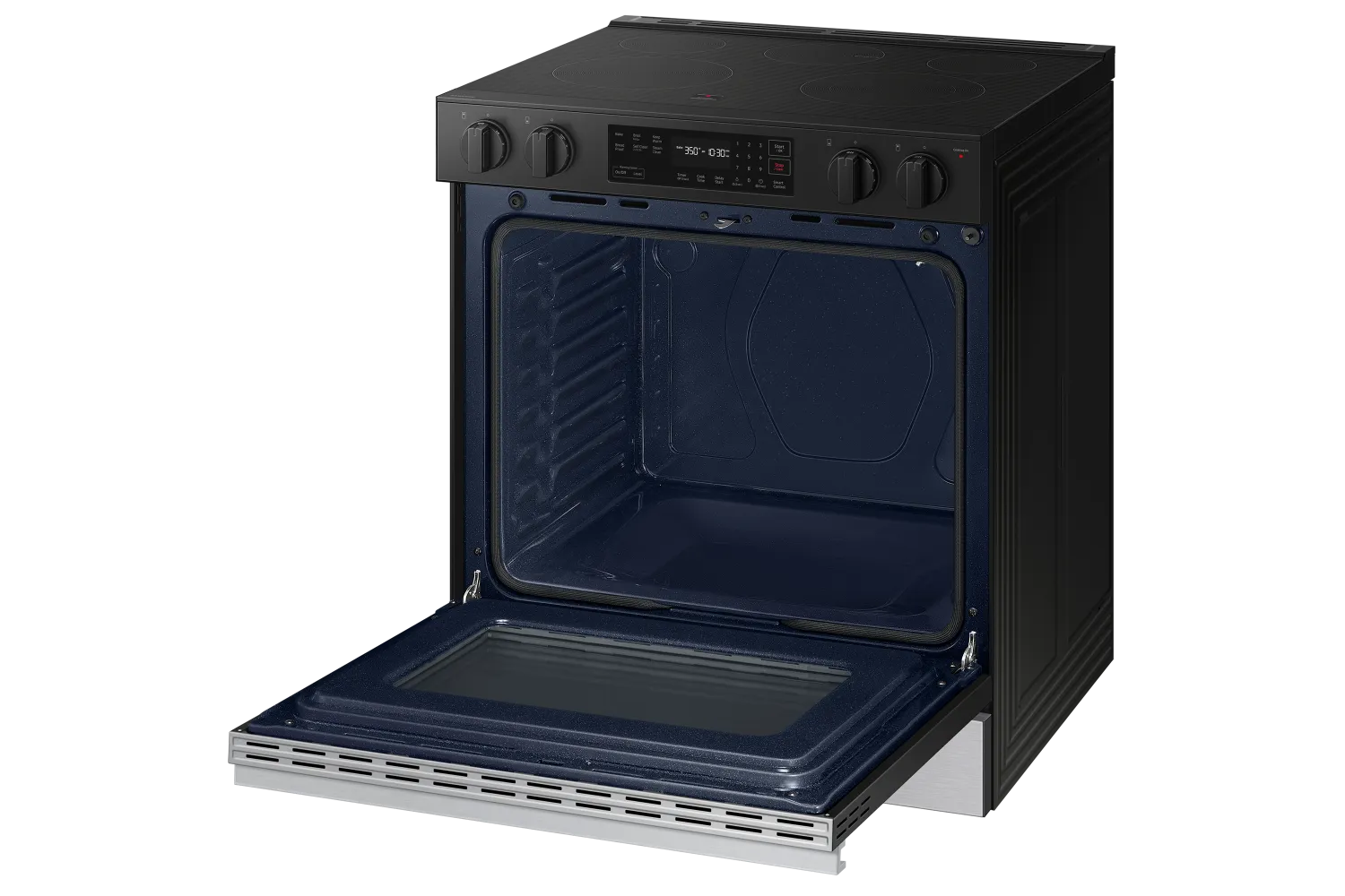 Samsung BESPOKE Stainless Steel 30" Thermal Slide In Electric Range (6.3cu.ft.) - NSE6DG8100SRAC