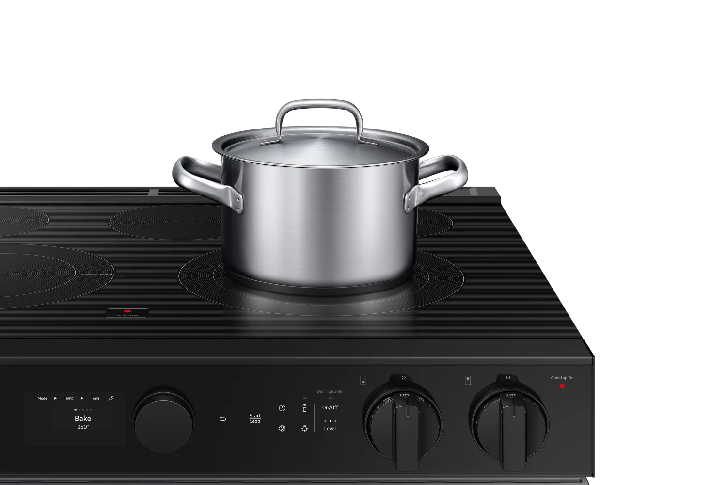Samsung BESPOKE Stainless Steel 30" True Convection Slide in Range with Air Sous Vide & Air Fry (6.3cu.ft.) - NSE6DG8500SRAC