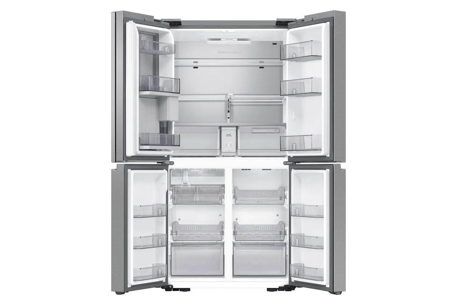 Samsung BESPOKE Stainless Steel 36" 4-Door Flex Refrigerator with Beverage Center (22.8 cu.ft.) -RF23DG9600SRAC