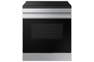 Samsung BESPOKE Stainless Steel Fan Convection Induction Slide In Range with Air Fry (6.3cu.ft.) - NSI6DG9300SRAC