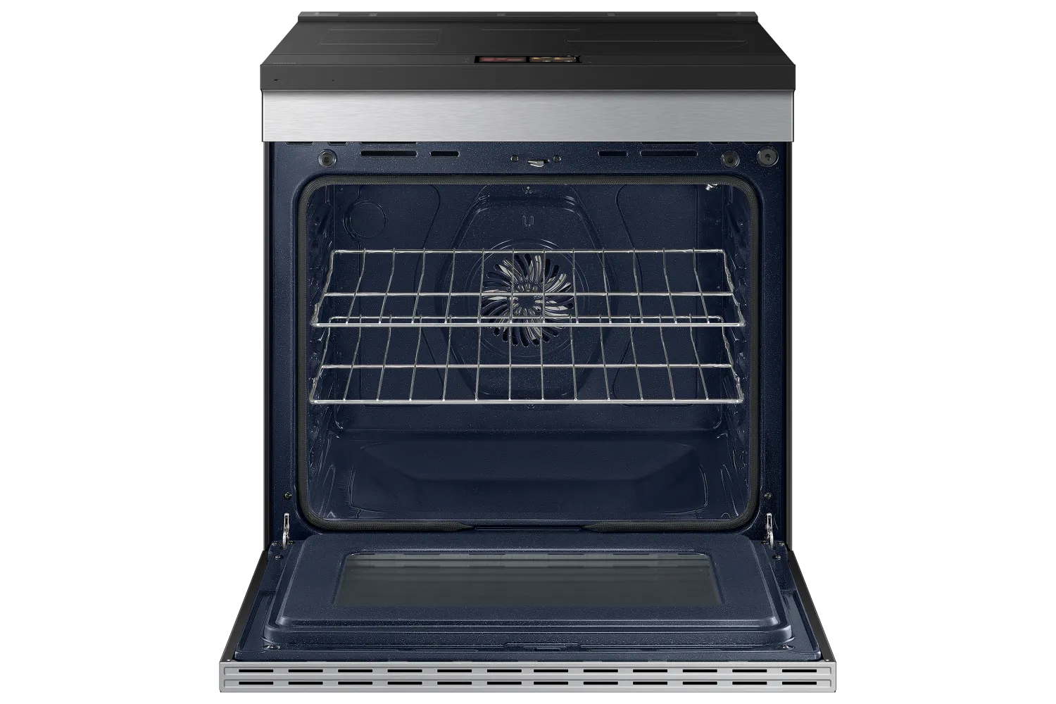 Samsung BESPOKE Stainless Steel True Convection Induction Slide in With AI Hub & Smart Oven Camera (6.3cu.ft.) - NSI6DG9900SRAC