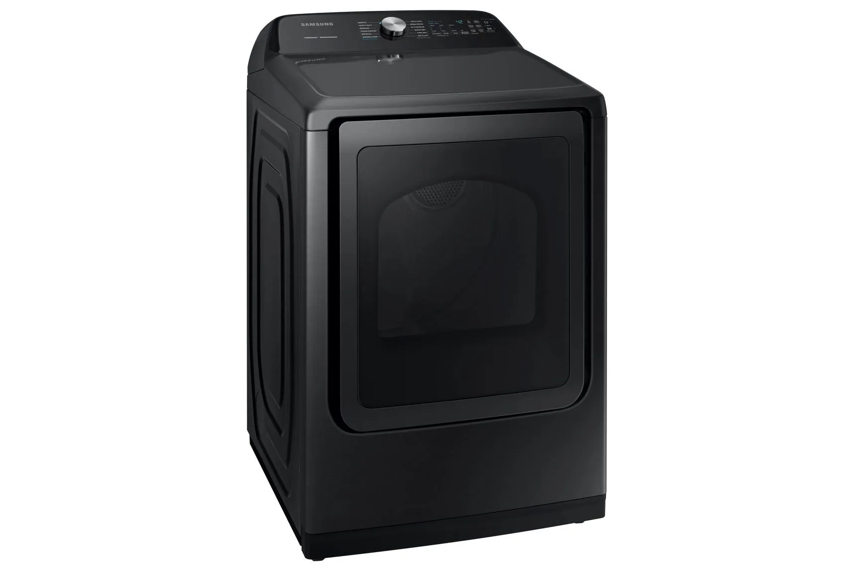 Samsung Black Stainless Electric Dryer with Steam Sanitize  (7.4 Cu.Ft.) - DVE50A5405V/AC