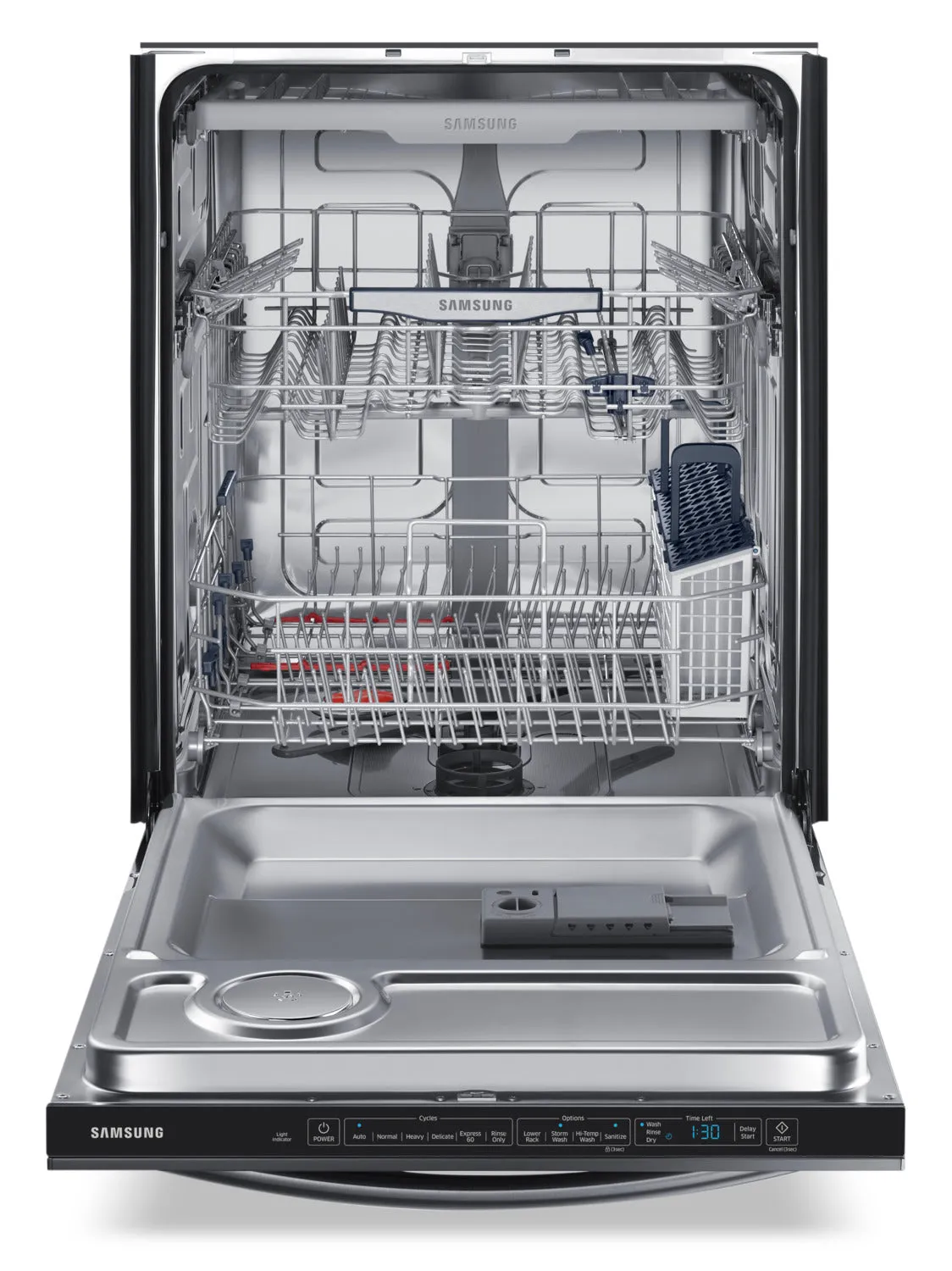 Samsung Black Stainless Steel 24" Dishwasher -	DW80K7050UG/AC