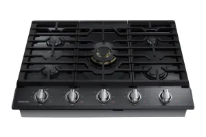 Samsung Black Stainless Steel 30" Gas Cooktop - NA30N7755TG/AA