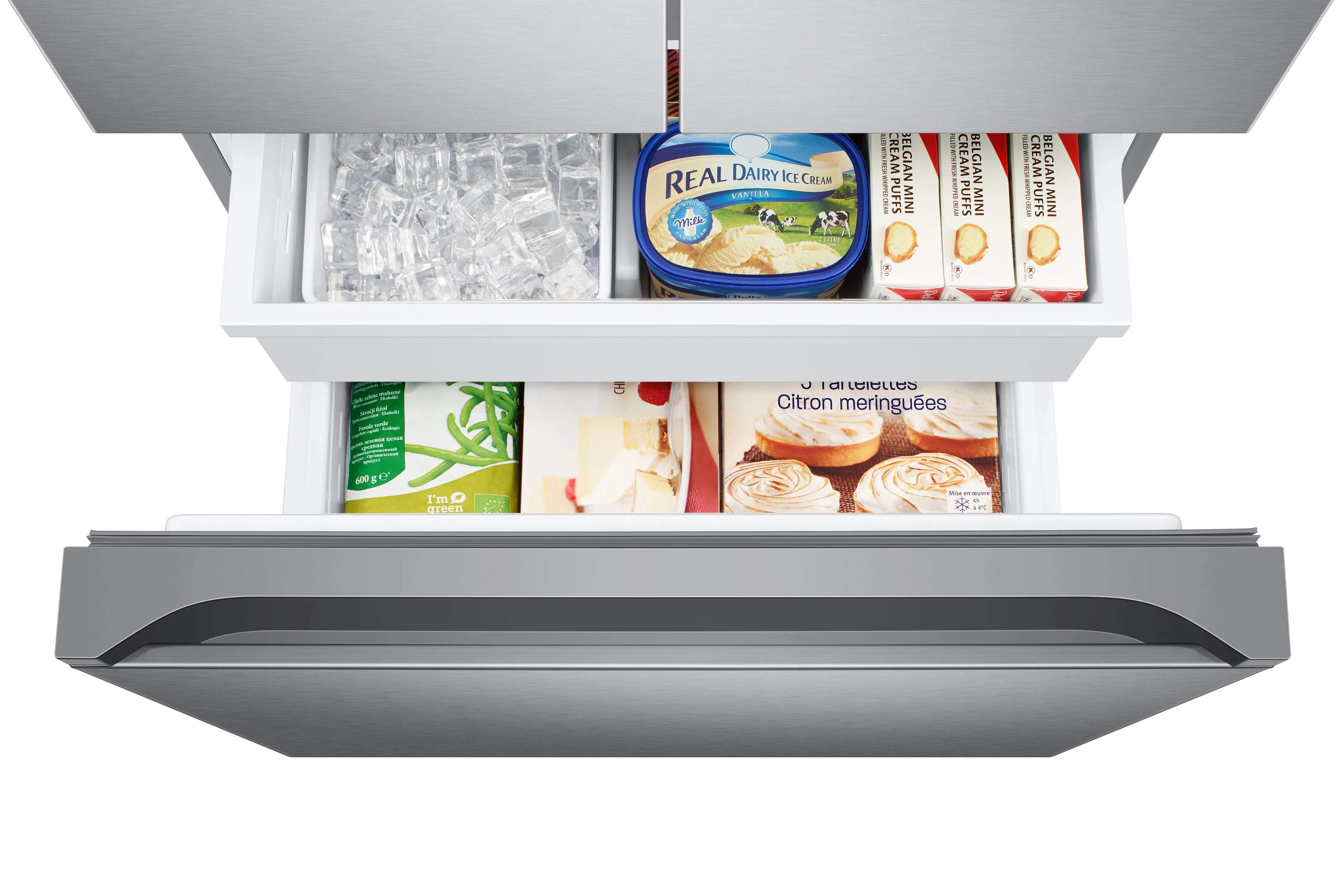 Samsung Stainless Steel 33" Counter Depth French Door Refrigerator (17.5 Cu.Ft) - RF18A5101SR/AA