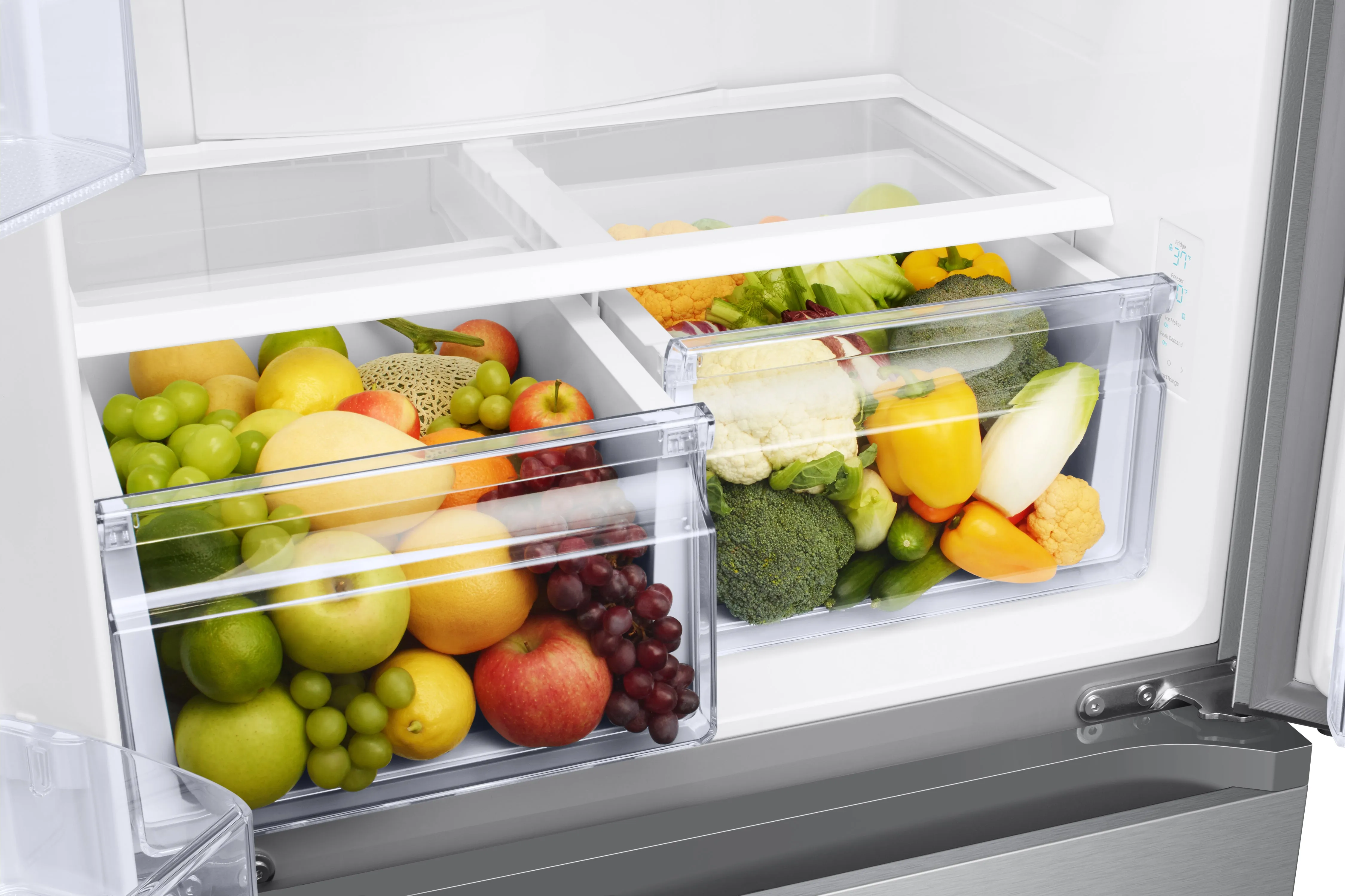 Samsung Stainless Steel 33" Counter Depth French Door Refrigerator (17.5 Cu.Ft) - RF18A5101SR/AA
