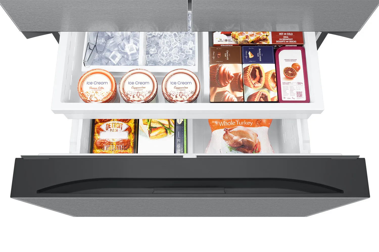 Samsung Stainless Steel 36" French Door Refrigerator (32cu.ft)- RF32CG5100SRAA