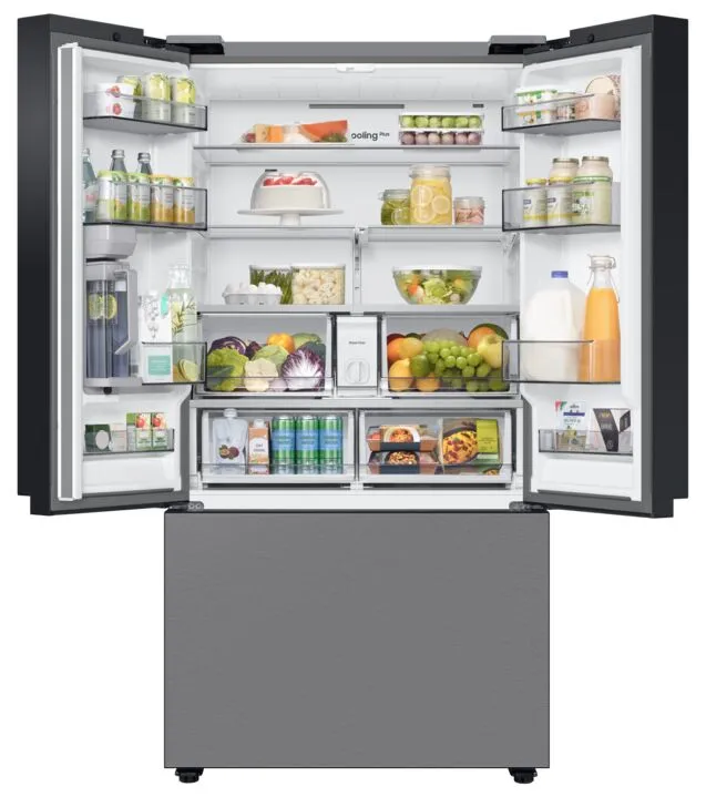 Samsung Stainless Steel BESPOKE 36" Counter-Depth French-Door Refrigerator (23.9 Cu.Ft.) - RF24BB6200QLAA