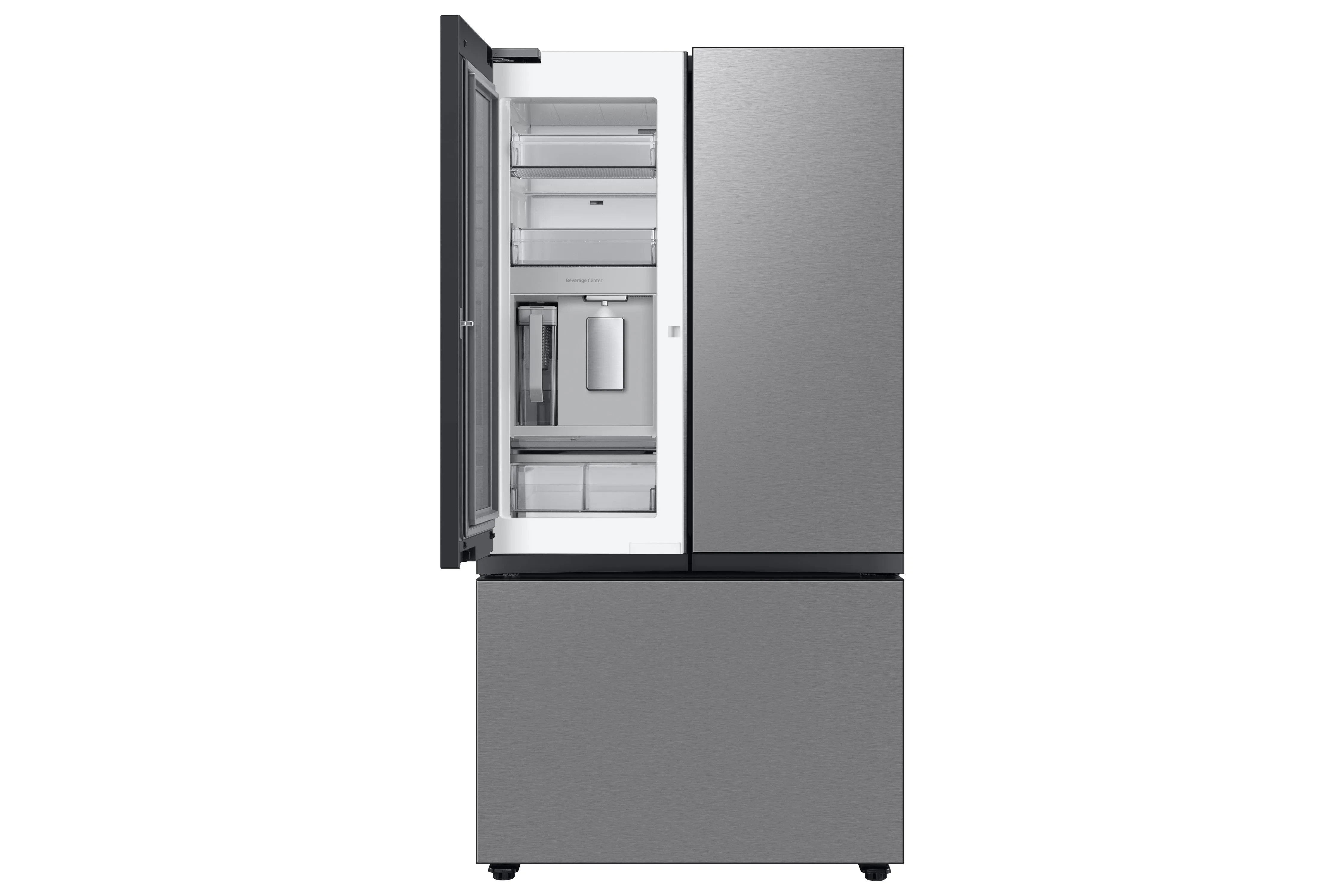 Samsung Stainless Steel BESPOKE 36" Counter-Depth French-Door Refrigerator with Beverage Center (23.9 Cu.Ft.) - RF24BB6600QLAA
