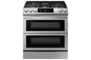 Samsung Stainless Steel Dual Fuel Range with True Convection and Air Fry (6.3 Cu.Ft) - NY63T8751SS/AC
