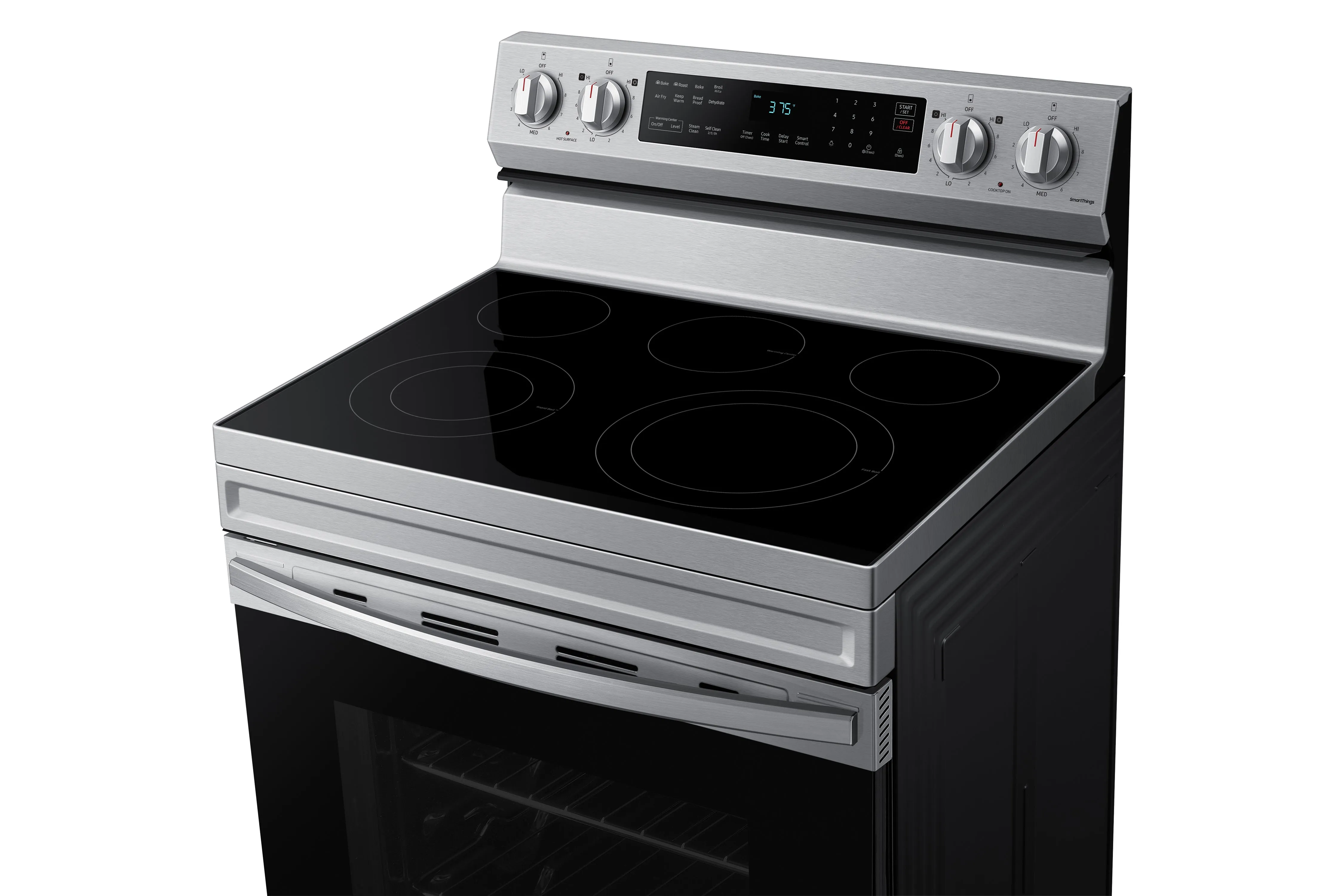 Samsung Stainless Steel Freestanding Electric Fan Convection Range with Air Fry and Wi-Fi (6.3 Cu.Ft) - NE63A6511SS/AC