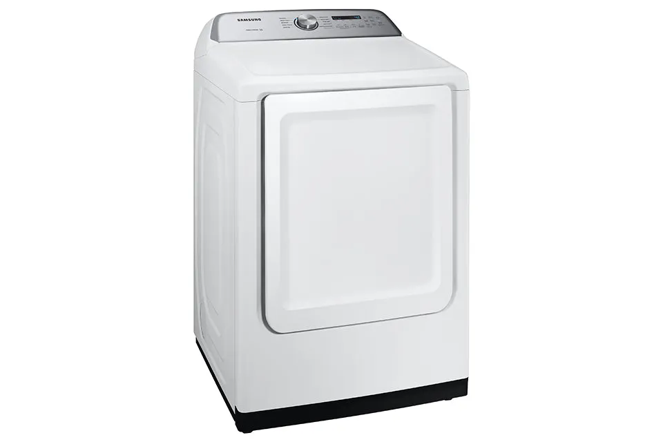 Samsung White Electric Dryer with Sensor Dry (7.4 Cu.Ft) - DVE50T5205W/AC