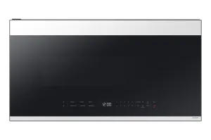 Samsung White Glass Over-the-Range Microwave with Touch Control (2.1 Cu.Ft.) - ME21DB650012AC