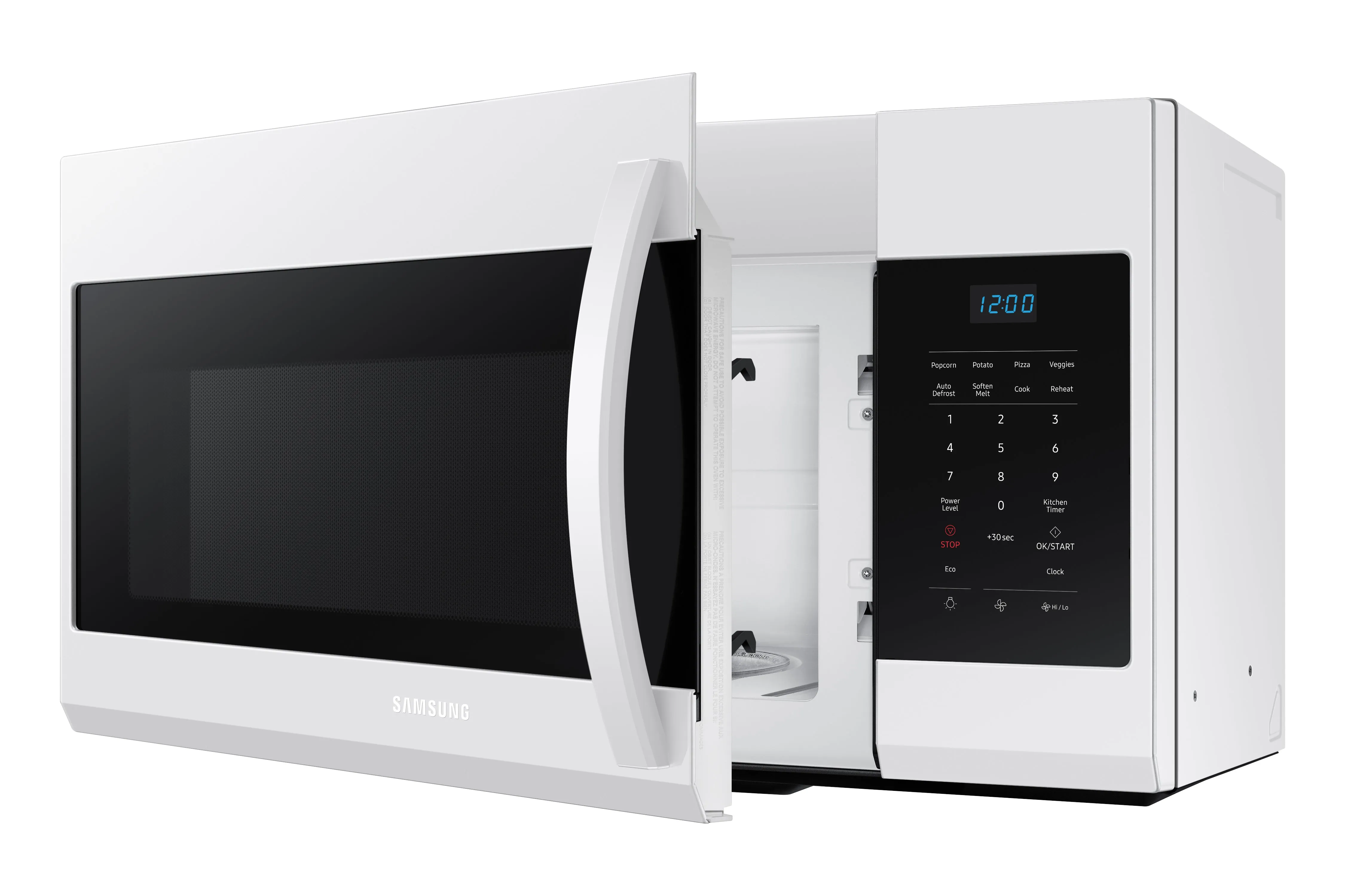 Samsung White Over-the-Range Microwave (1.7 Cu.Ft) ME17R7021EW