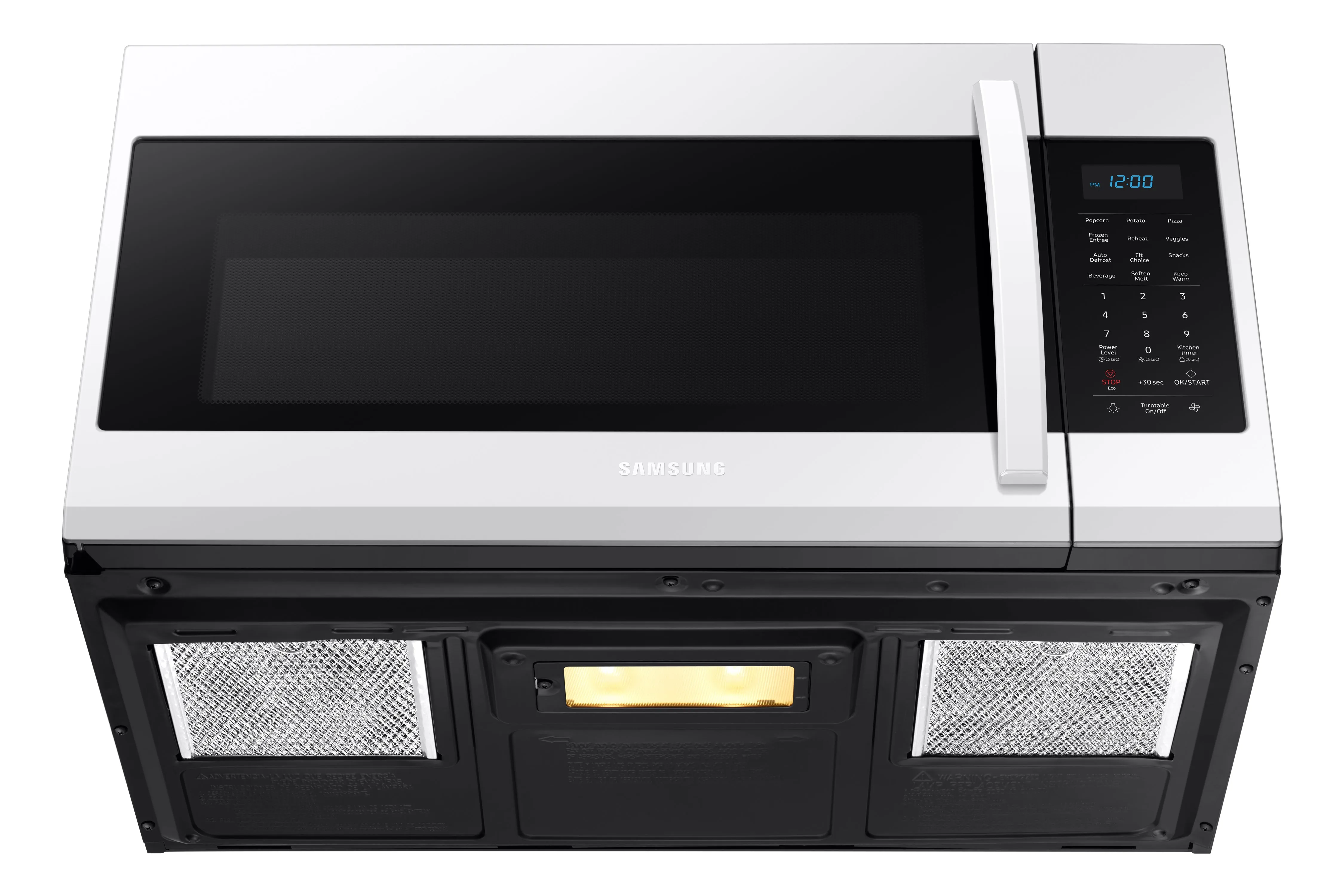 Samsung White Over-the-Range Microwave (1.9 Cu. Ft.) - ME19R7041FW