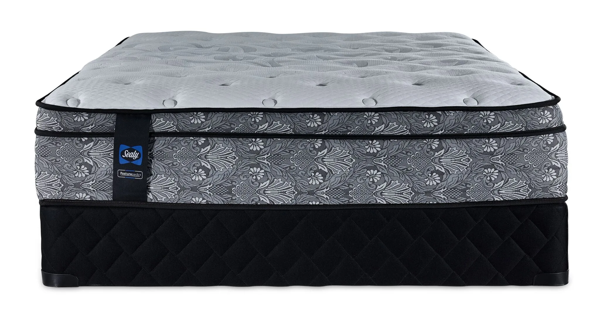 Sealy Posturepedic® Correct Comfort II Medium Eurotop King Mattress and Split Boxspring Set