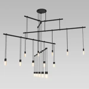 Suspenders Tri-Bar 36 inch Multi Light Pendant Light